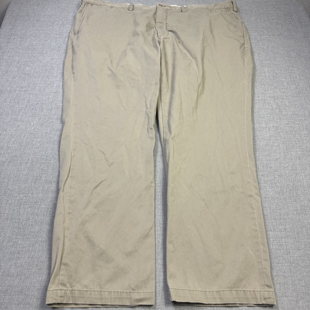 Polo Ralph Lauren Chino Pants Men's 50Bx32 (Big) Beige Cotton Classic Fit